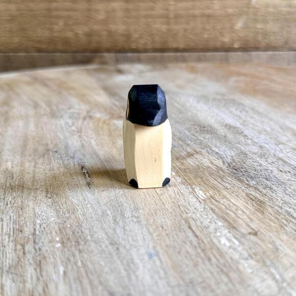 Ostheimer - Penguin Chick Small 22805  Wooden Toy Montessori Waldorf - Picture 3 of 9